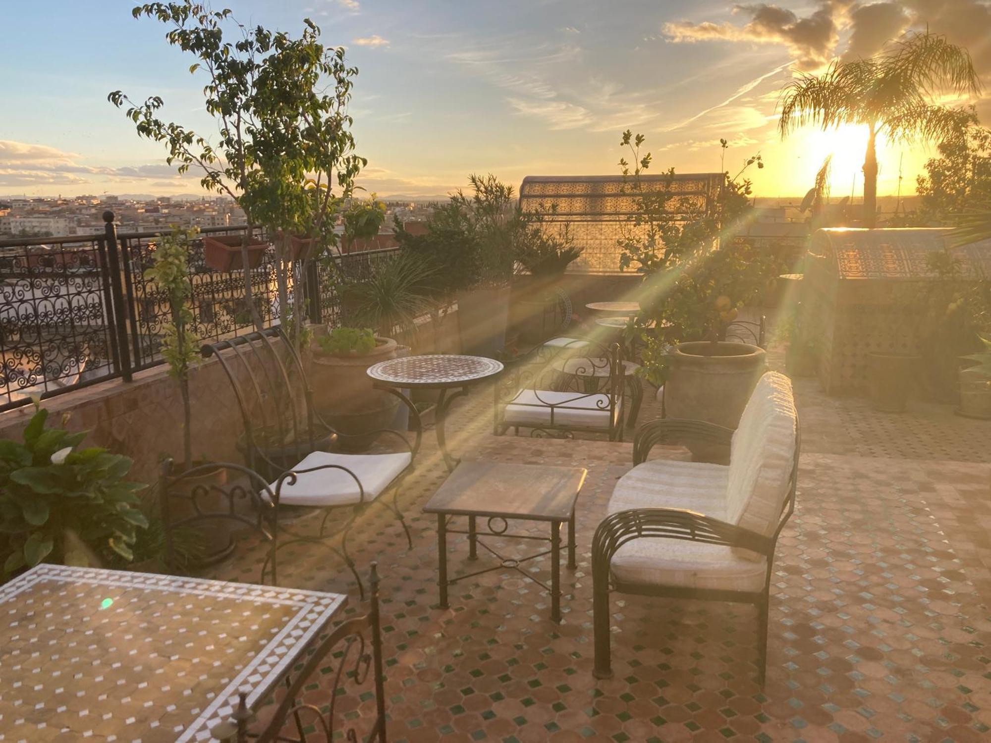 Riad Le Petit Ksar Мекнес Экстерьер фото